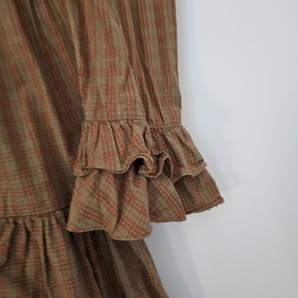 Batsheva Lucy Gingham Tiered Mini Dress - Picture 2 of 10